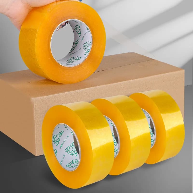 Yellow Tape for Packing | Strong Adhesive | Shipping & Mailing - Thumbnail 4