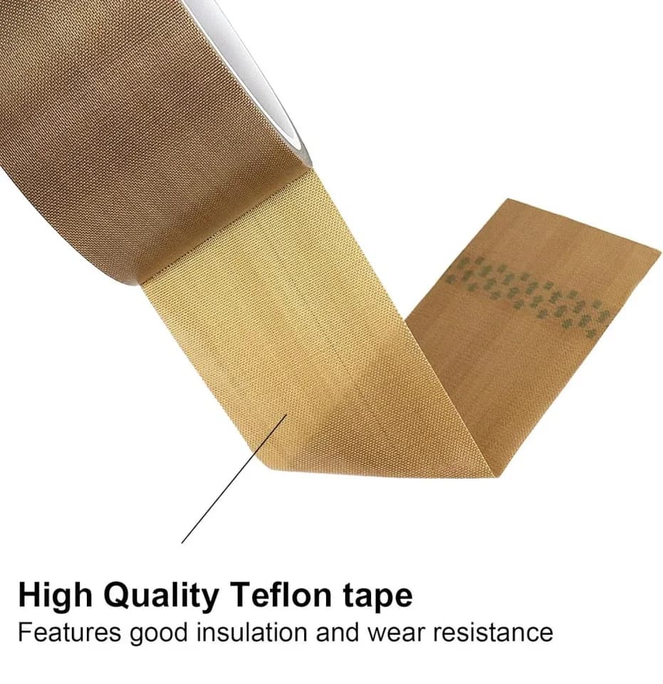 High-Temp PTFE Tape | 300°C Heat Resistance | Adhesive for Sealers - Thumbnail 3