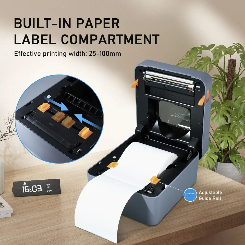 T40 Label Maker | 4-inch Thermal Barcode Printer | iPhone, Android, Mac, Windows - Thumbnail 5