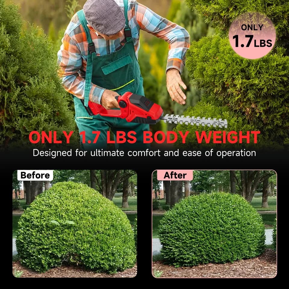 Cordless Hedge Trimmer | For Milwaukee 18V Battery (Body Only) | Garden Tools - Thumbnail 5