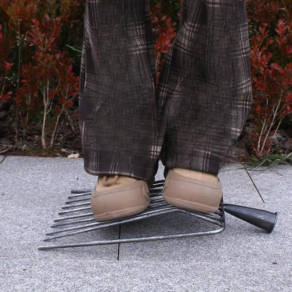Manure Fork Head | 9 Teeth Steel | Agricultural & Road Maintenance - Thumbnail 4