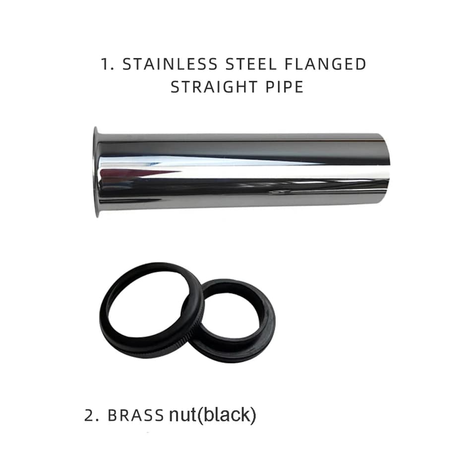Custom Kitchen Sink Bottle Trap | Adjustable Length 10-80cm | Basin Waste Pipe Extension - Thumbnail 3