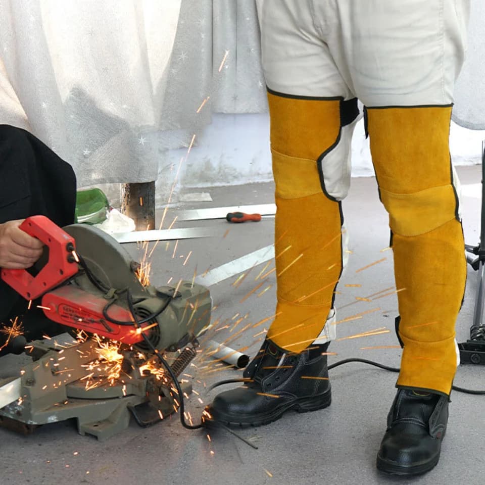 Mens Knee Pad Work Trousers | Anti-Slip Abrasion Resistant | Welding Leg Protection - Thumbnail 2