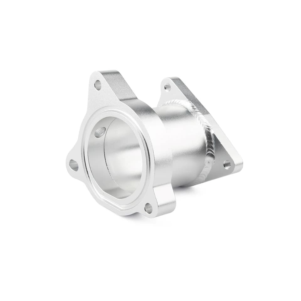 Aluminium Gate Valve: Single silver metal gate valve on a clean white background.
