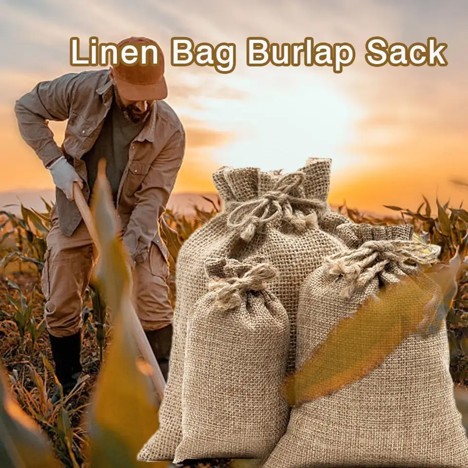 Screwfix Rubble Sack Jute | Heavy Duty Potato Storage | Reusable Root Vegetable Bag - Thumbnail 5