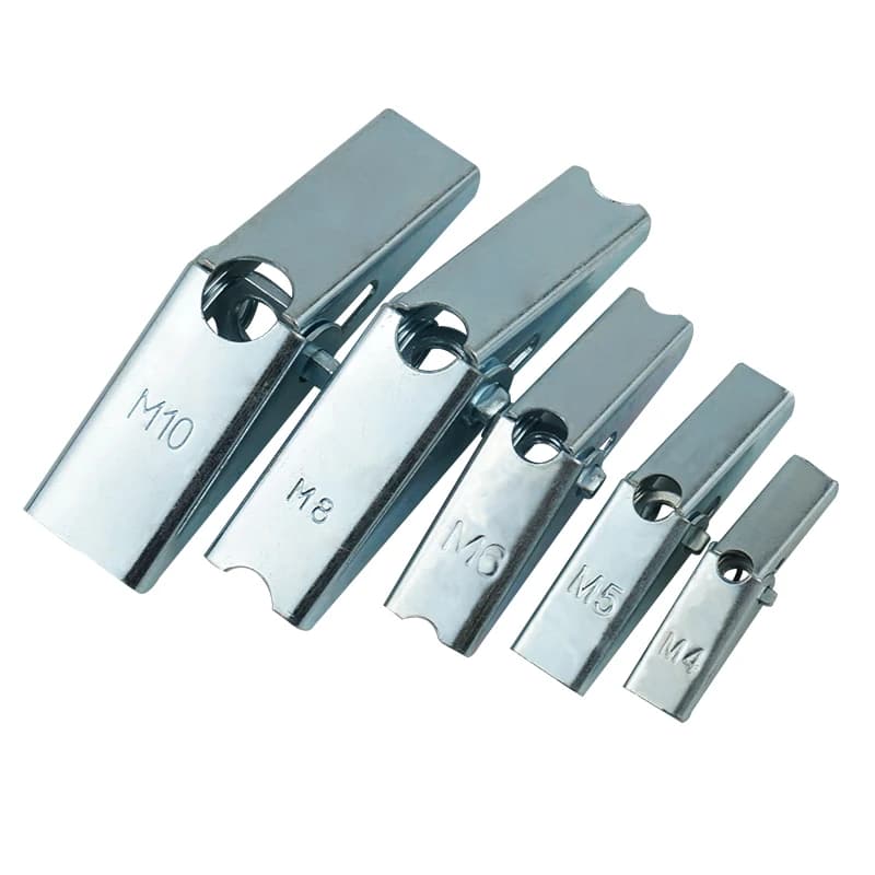 Plasterboard Fixings | M4-M10 Spring Toggle Anchors | Hollow Wall Cavity Fixings - Thumbnail 2