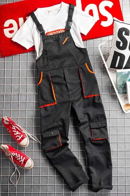 Walter White Hazmat Suit Style Dungarees | Plus Size Industrial Overalls | Protective Workwear - Thumbnail 6