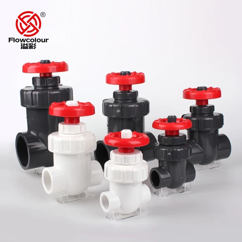 UPVC Gate Valve | 20-40mm Precision Flow Control | Industrial/Garden - Thumbnail 3