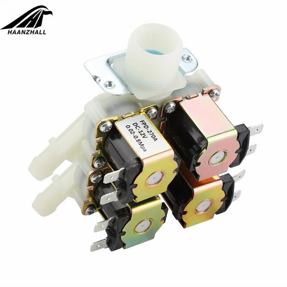 Flush Valve in Toilet | 1-in-4-Out Drain Solenoid | G3/4 12V/24V - Thumbnail 2