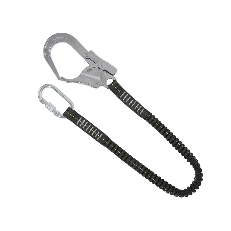 Fall Arrest Safety Harness | Dual-Hook Shock-Absorbing Lanyard | ANSI-Compliant - Thumbnail 5