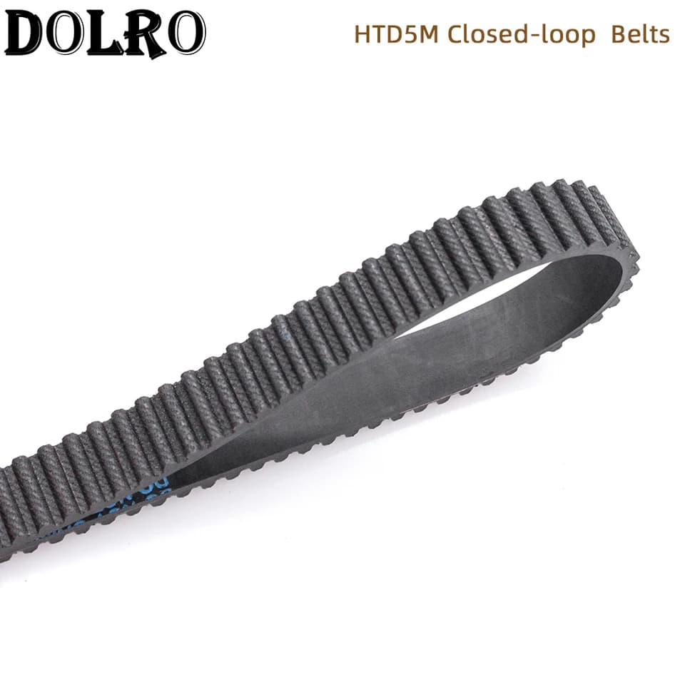 HTD5M Timing Belt | 245-300mm Length, 9-25mm Width | Industrial Rubber Closed-Loop - Thumbnail 6