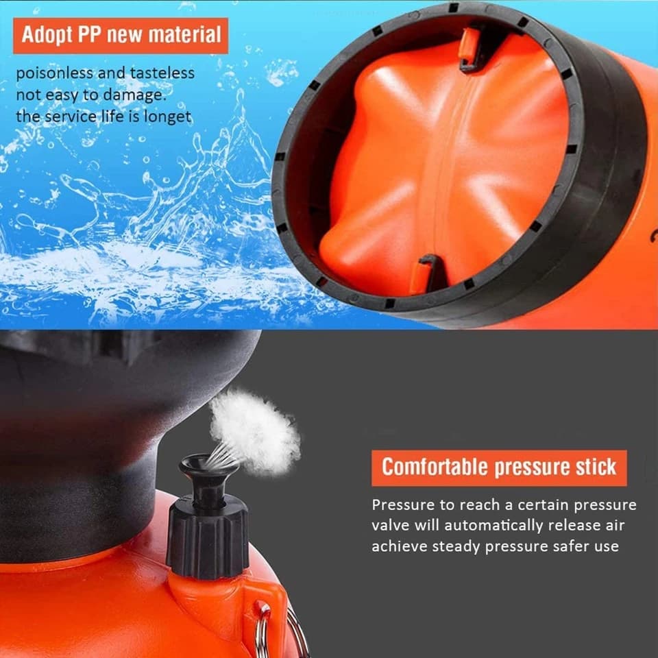3/5L Pressure Hand Sprayer | Garden & Disinfection | Watering Can Tool - Thumbnail 4