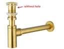 brushed gold b