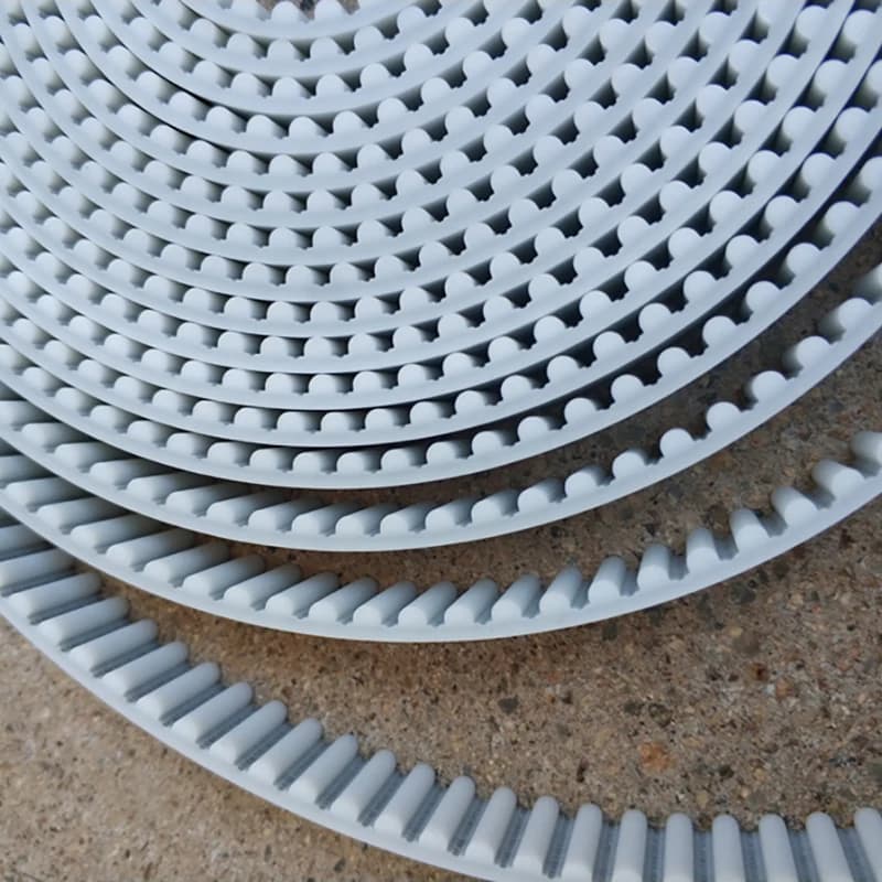 HTD8M Timing Belt 20m x 10mm | White PU Steel Core | Open Ended Pitch 8mm - Thumbnail 3