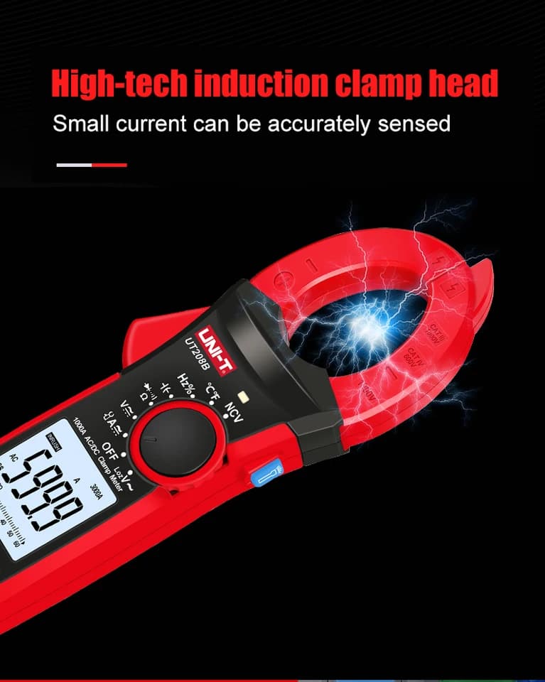 UNI-T UT207B/UT208B Clamp Meter | 1000A AC/DC, LPF | Proving Unit, Backlight - Thumbnail 4