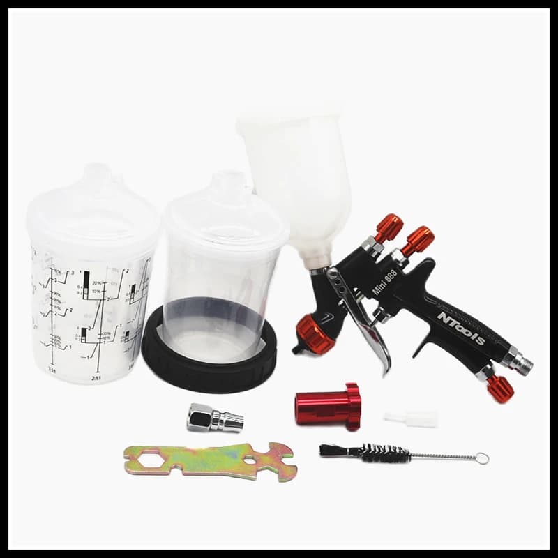 Paint Sprayer Kit | 400cc Mixing Cup & Adapter | 1.2mm Nozzle - Thumbnail 3
