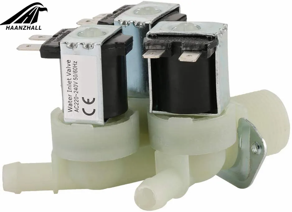 Electric Solenoid Valve 3-Way | NC 220V G3/4" Water Inlet | Washing Machine - Thumbnail 4