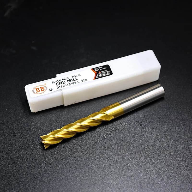 HSS TiN Coated Router Bits | Imperial Inch Metal Cutter | 4 Flutes 1/8 - Thumbnail 5