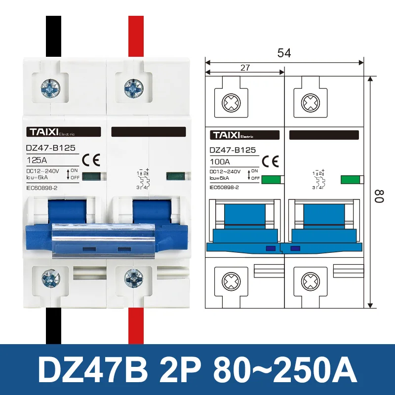 Circuit Breaker | 12V-72V DC Systems | Battery Isolator Switch - Thumbnail 5
