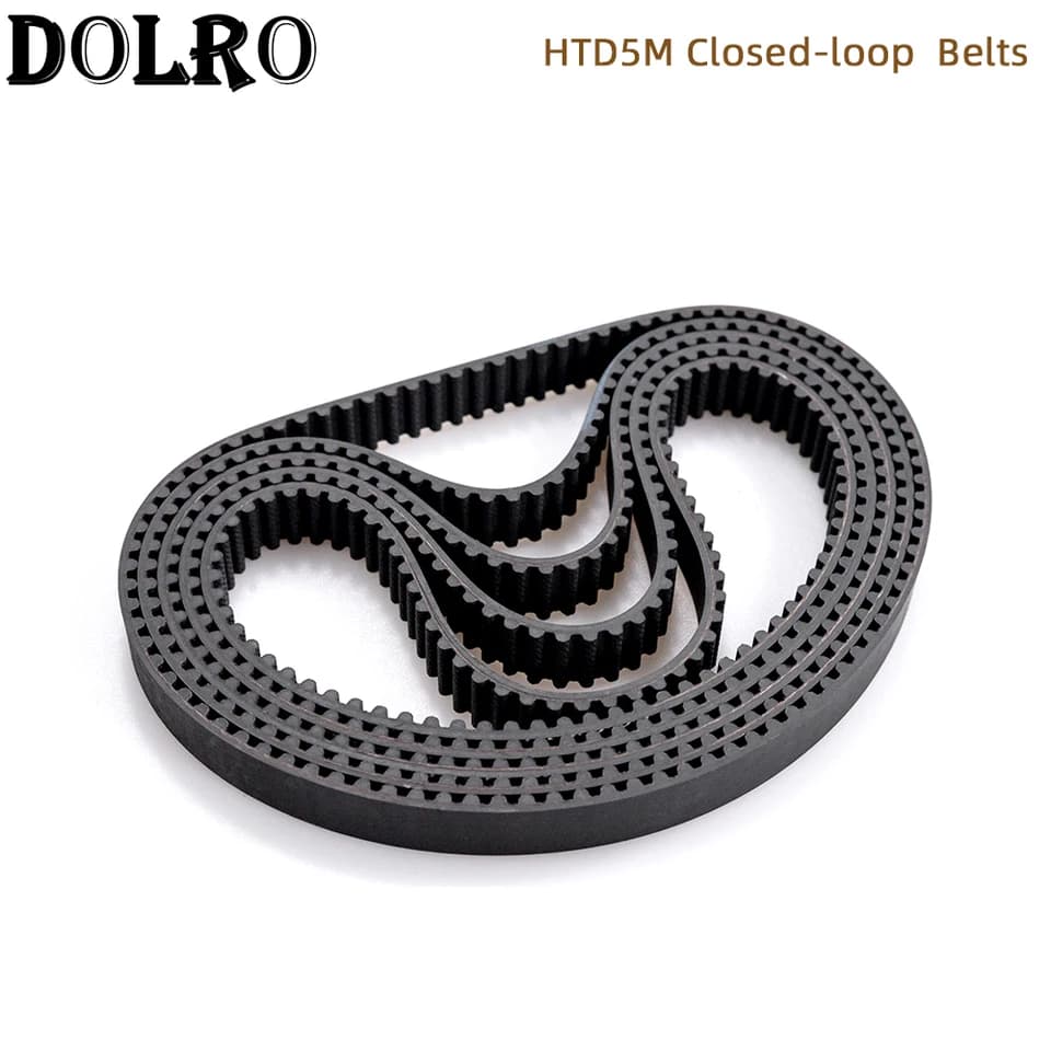 HTD5M Timing Belt | 245-300mm Length, 9-25mm Width | Industrial Rubber Closed-Loop - Thumbnail 2