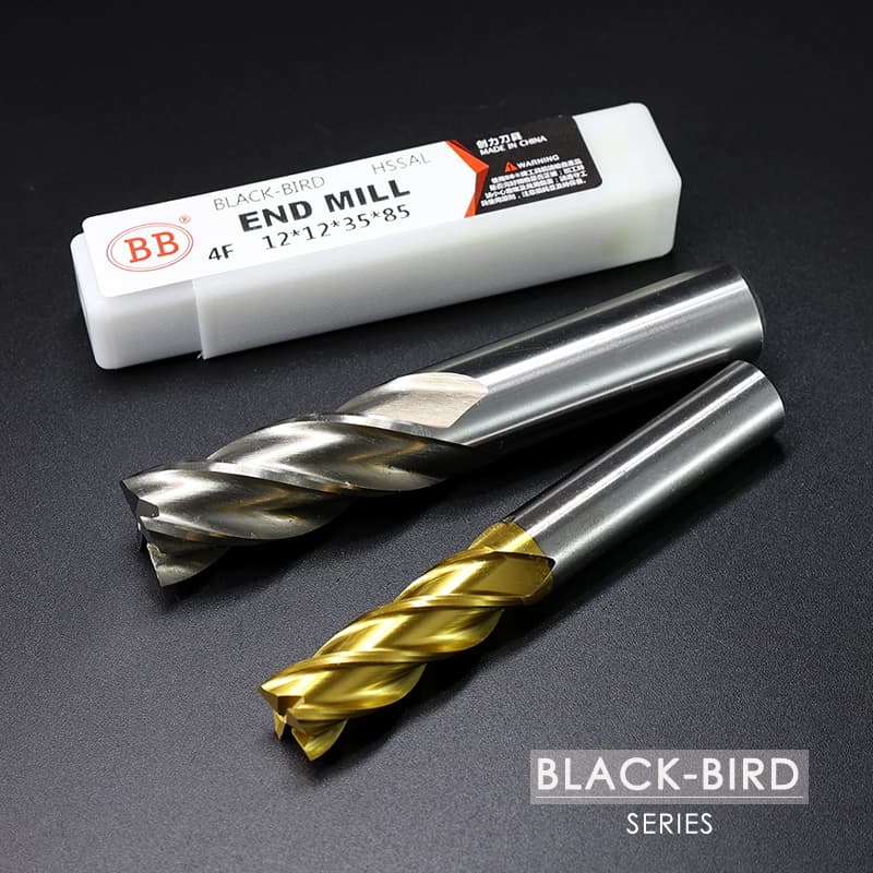 HSS TiN Coated Router Bits | Imperial Inch Metal Cutter | 4 Flutes 1/8 - Thumbnail 4
