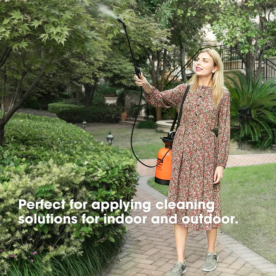 3/5L Pressure Hand Sprayer | Garden & Disinfection | Watering Can Tool - Thumbnail 6