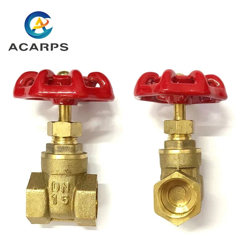 Brass Gate Valve Gate | DN15-25 Internal Thread | 1/4" to 1" Water Valve - Thumbnail 3