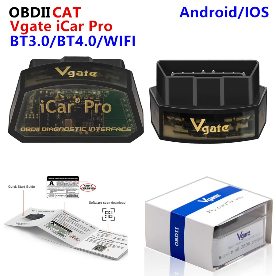 Vgate iCar Pro OBD2 Scanner | Bluetooth 3.0/4.0/Wi-Fi | Car Diagnostics Tool - Thumbnail 4