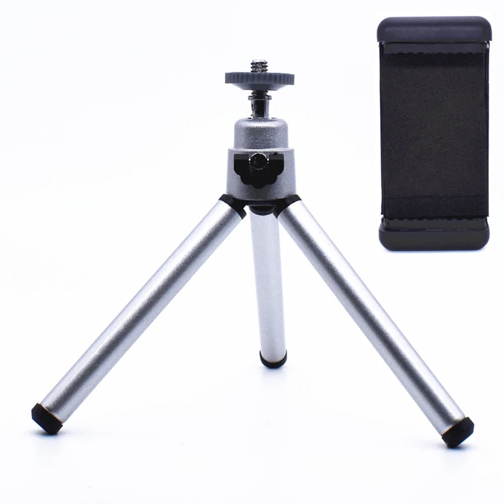 Multi-Purpose Laser Level Tripod | 1/4 Thread Aluminum Alloy | Desktop Photography & Selfie Clip