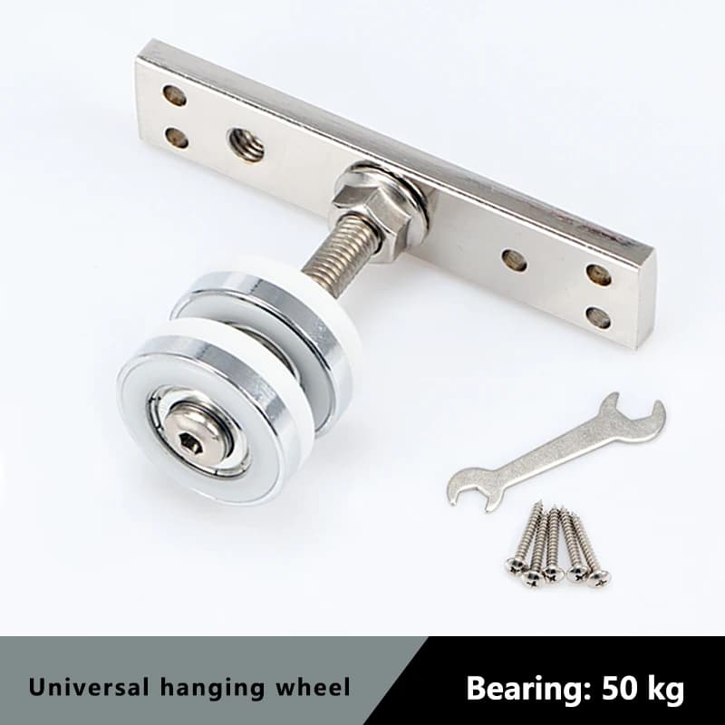 Hanging Garment Rail Pulley | Folding Door Sliding Track Guide | Industrial Use - Thumbnail 7