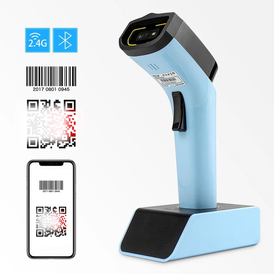 2D Barcode Scanner DS7500 | Automatic Wireless QR Reader | POS DataMatrix & PDF417 - Thumbnail 6