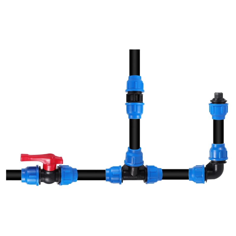 Multi-Size PVC PE Tap Flexible Connector | Quick Valve Splitter | Irrigation Pipe Fittings - Thumbnail 4