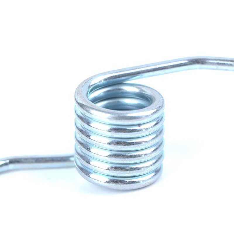 Replacement 3-ton hydraulic jack tension spring for horizontal car jacks, a high-quality torsion spring for handle return mechanism repair.