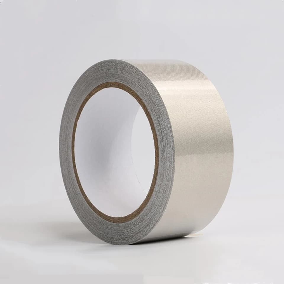 YX Silver Conductive Fabric Tape | EMI Shielding for Electronics | 20m Roll