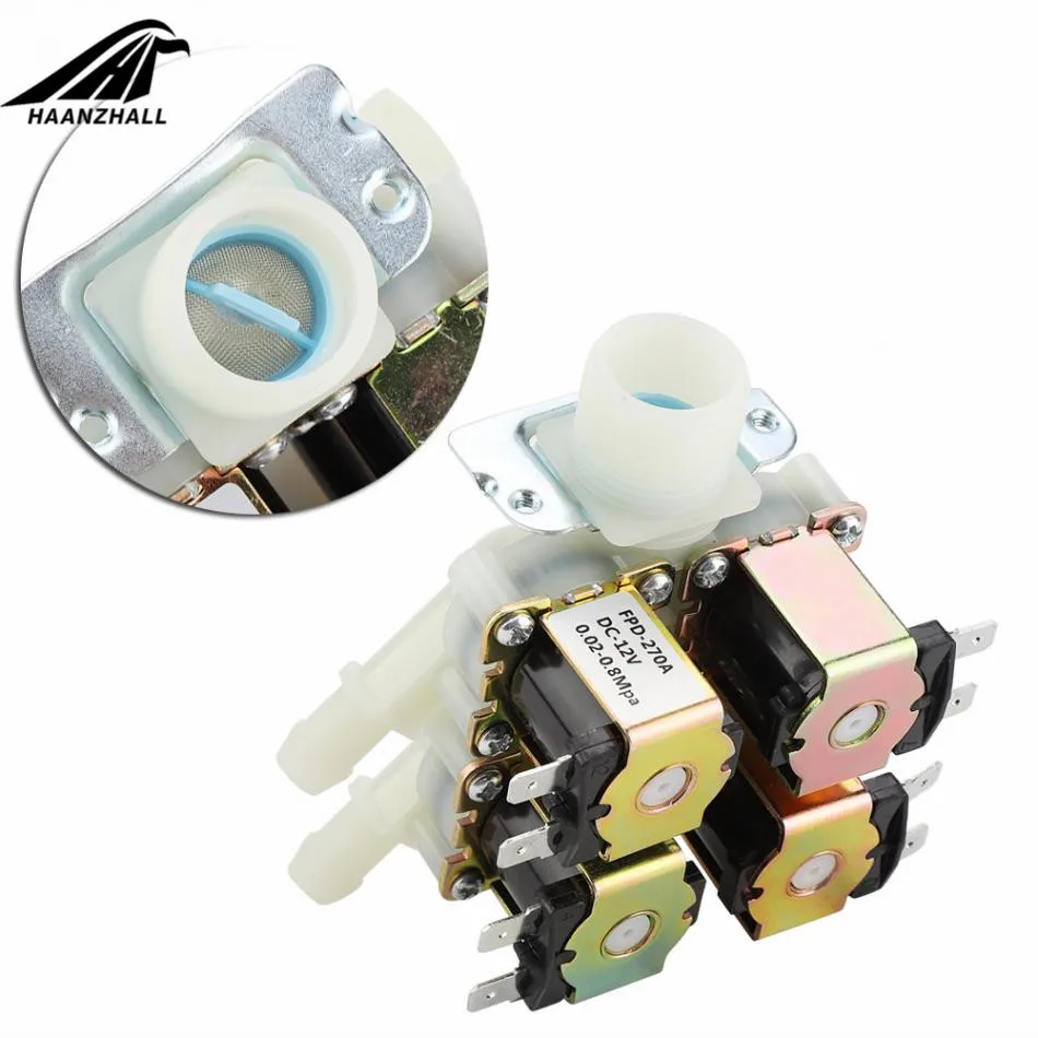 Flush Valve in Toilet | 1-in-4-Out Drain Solenoid | G3/4 12V/24V - Thumbnail 4