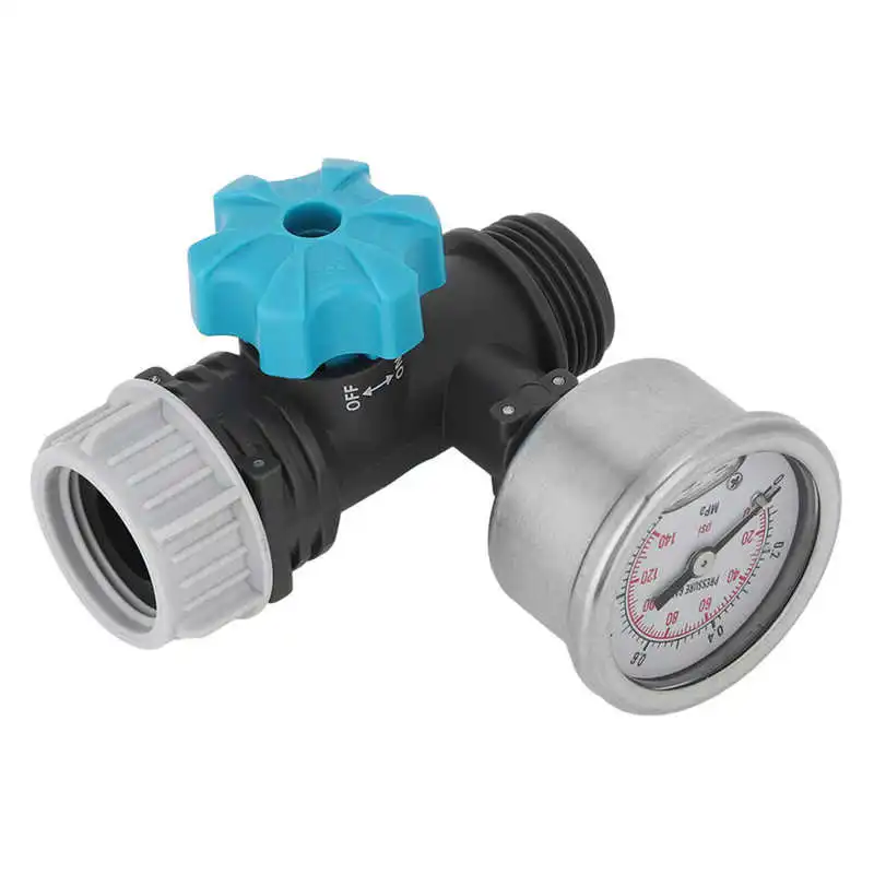 G3/4" Hot Water Pressure Reducing Valve | Adjustable with Gauge | Greenhouse & Garden - Thumbnail 5