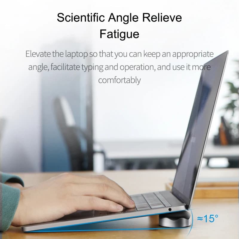 Hagibis Magnetic Laptop Stand | Portable Cooling Ball Design | Heat Dissipation Skidproof Pad - Thumbnail 3