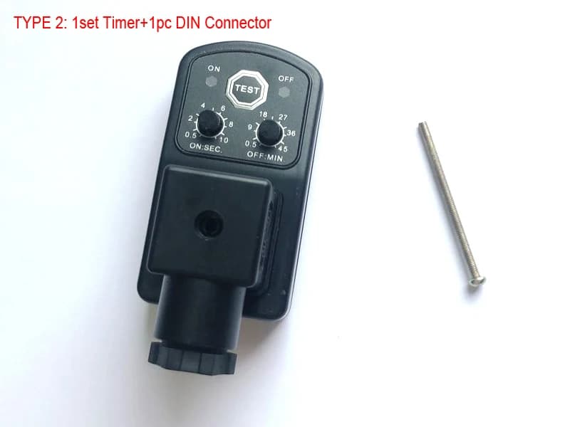 DIN43650A Lockshield Valve Timer | 24V-240V Solenoid | Coil Collector - Thumbnail 4