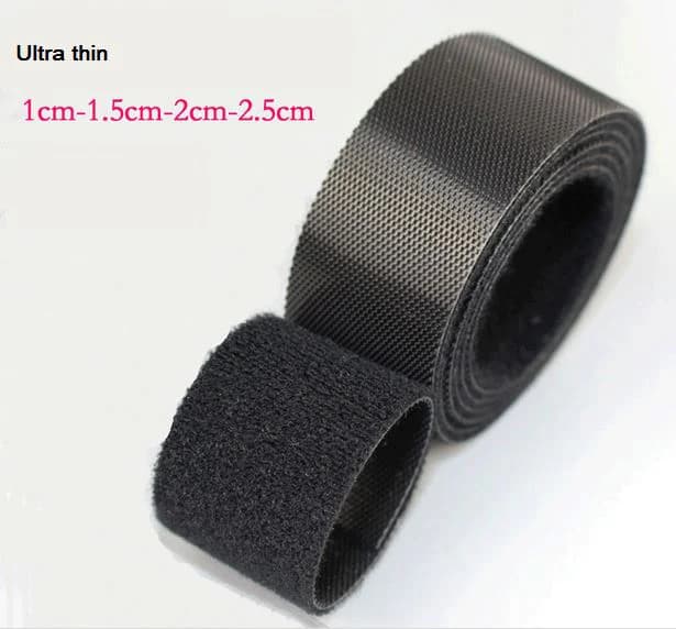 Hook and Loop Tape | 5m Black Back-to-Back | Cable Tidy Straps - Thumbnail 2