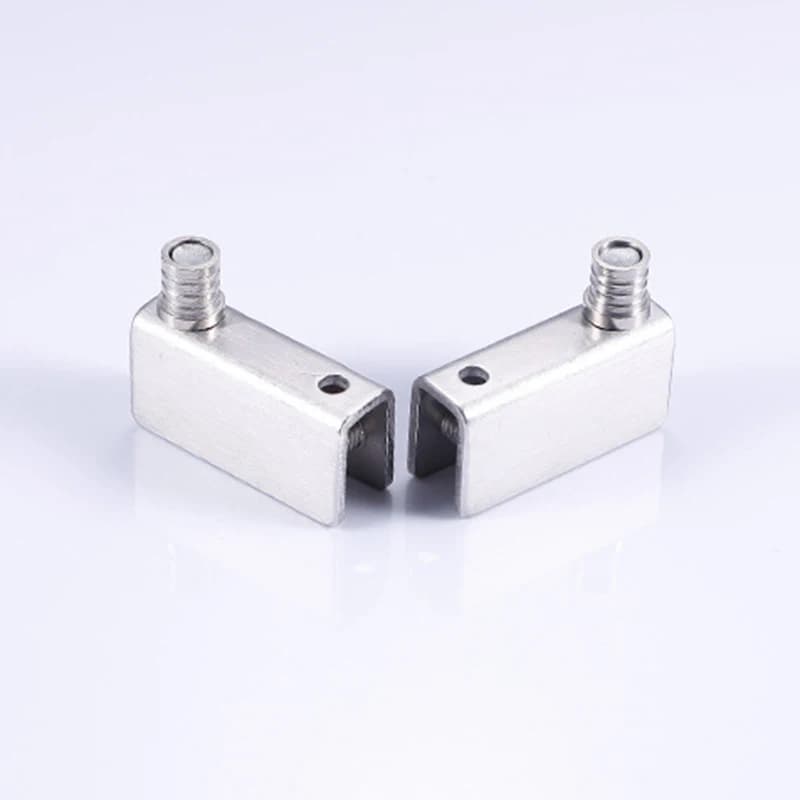 Glass Pivot Gate Hinges | Stainless Steel for 5-8mm Glass | Cabinet Door - Thumbnail 5