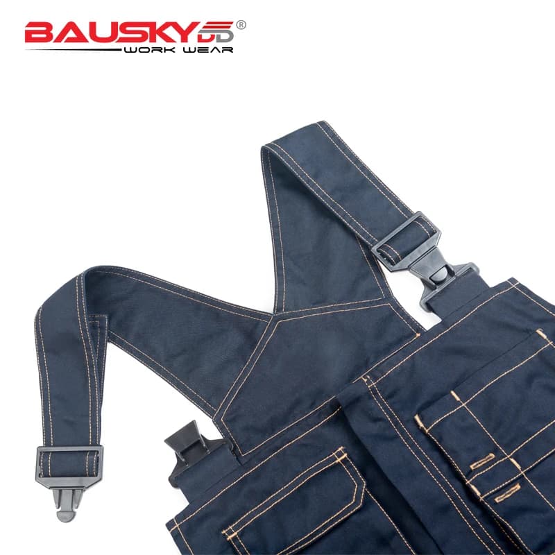 Women's Bib & Brace Overalls | Cargo Work Trousers | Knee Pad Pockets - Thumbnail 2