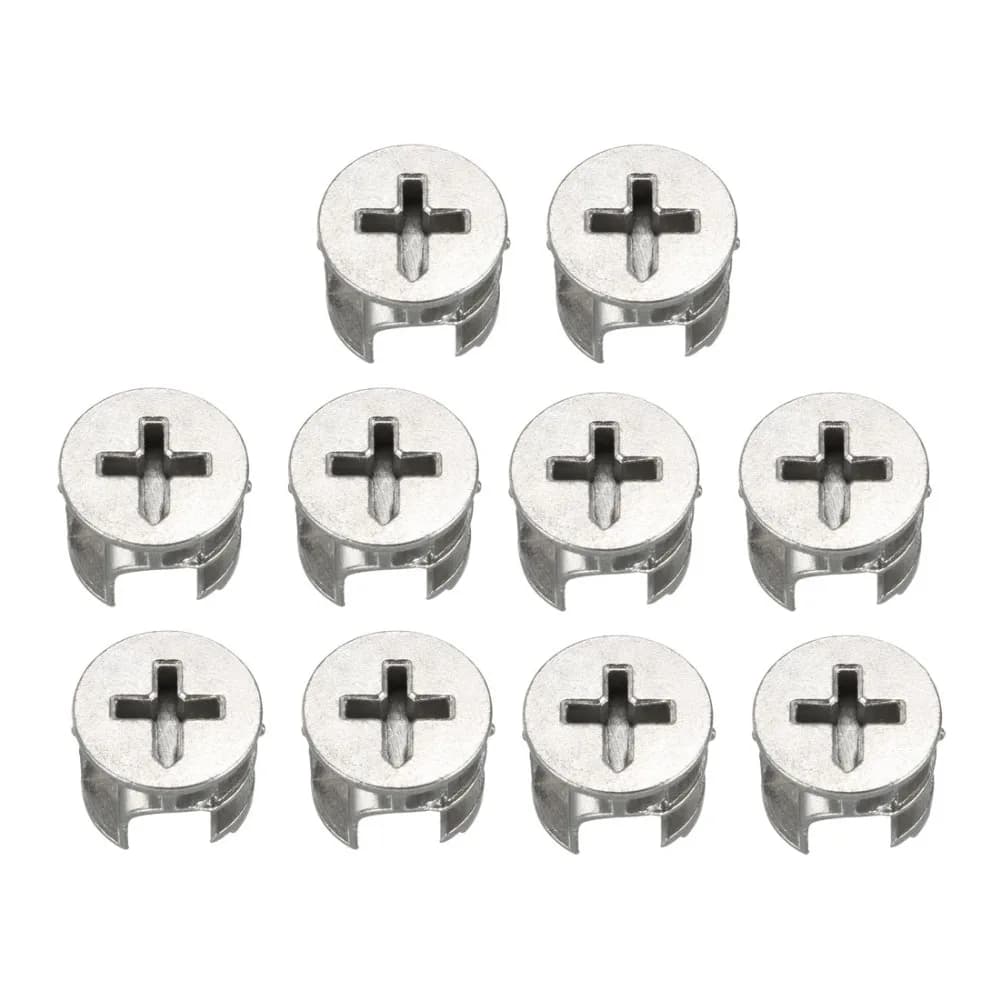 Cam Lock Fasteners | 15x12mm Pre-Inserted Nut | Side Connecting Cam Fitting Dowel
