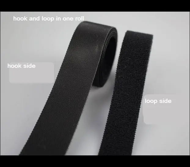 Hook and Loop Tape | 5m Black Back-to-Back | Cable Tidy Straps - Thumbnail 4