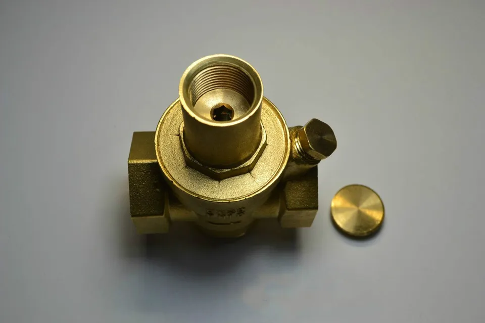 DN15-DN32 Brass Gate Valve with Gauge | Pressure Reducing Regulator | Tap Water System - Thumbnail 3