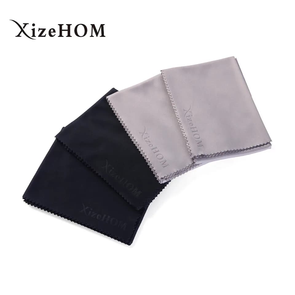 Microfiber Cloths for Glass Cleaning (40x40cm) | 4 Pack Lint-Free | Eyeglass & Lens Cleaner - Thumbnail 4