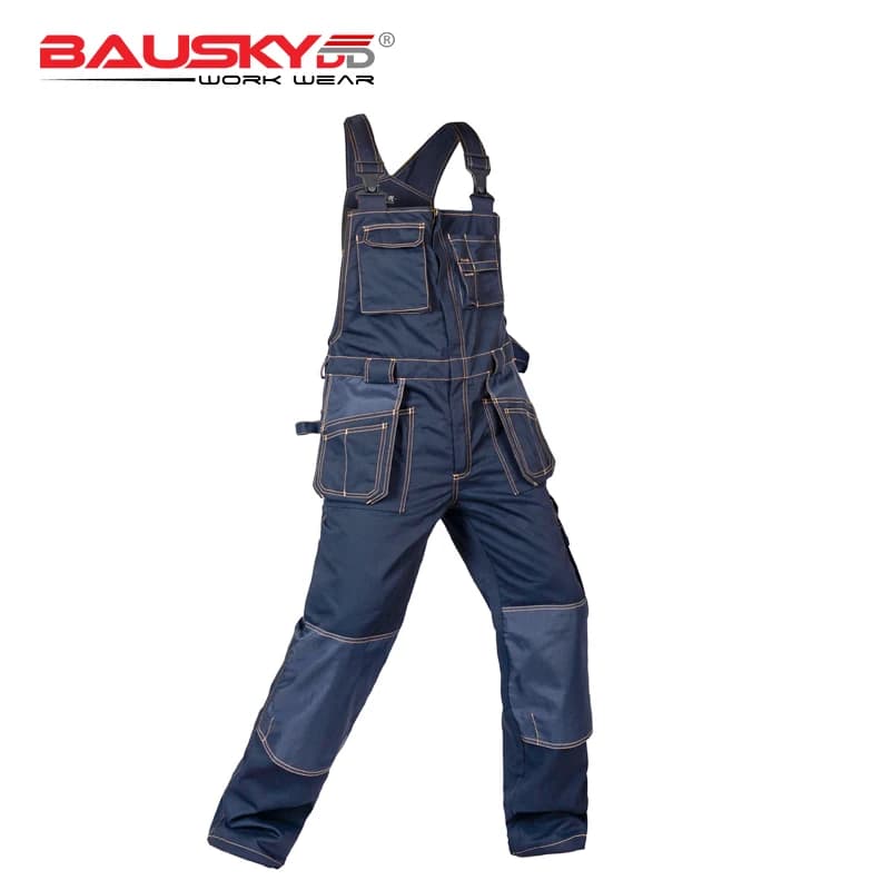 Women's Bib & Brace Overalls | Cargo Work Trousers | Knee Pad Pockets - Thumbnail 4