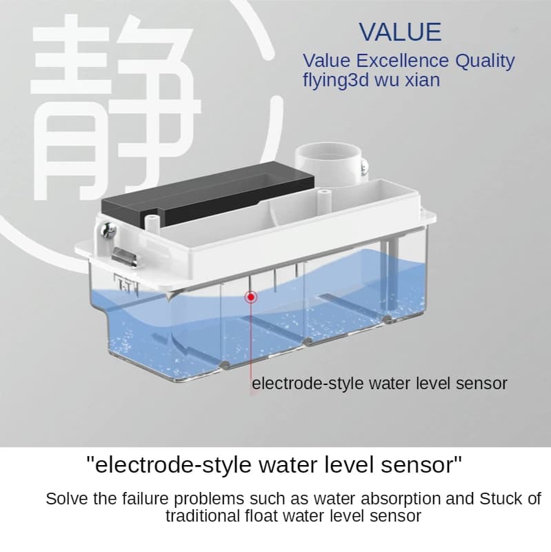 VALUE Condensate Pump M1 | 12m Lift Silent Auto Drainage - Thumbnail 7