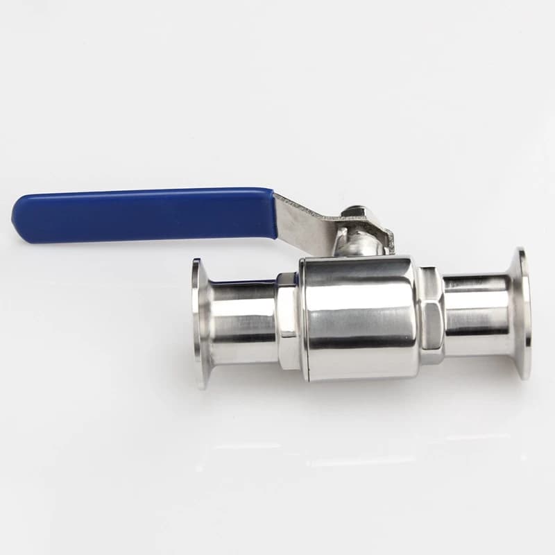 Stainless 304 Steel 2-Way Ball Valve | Tri-Clamp 50.5/64mm | Homebrew/Dairy - Thumbnail 3