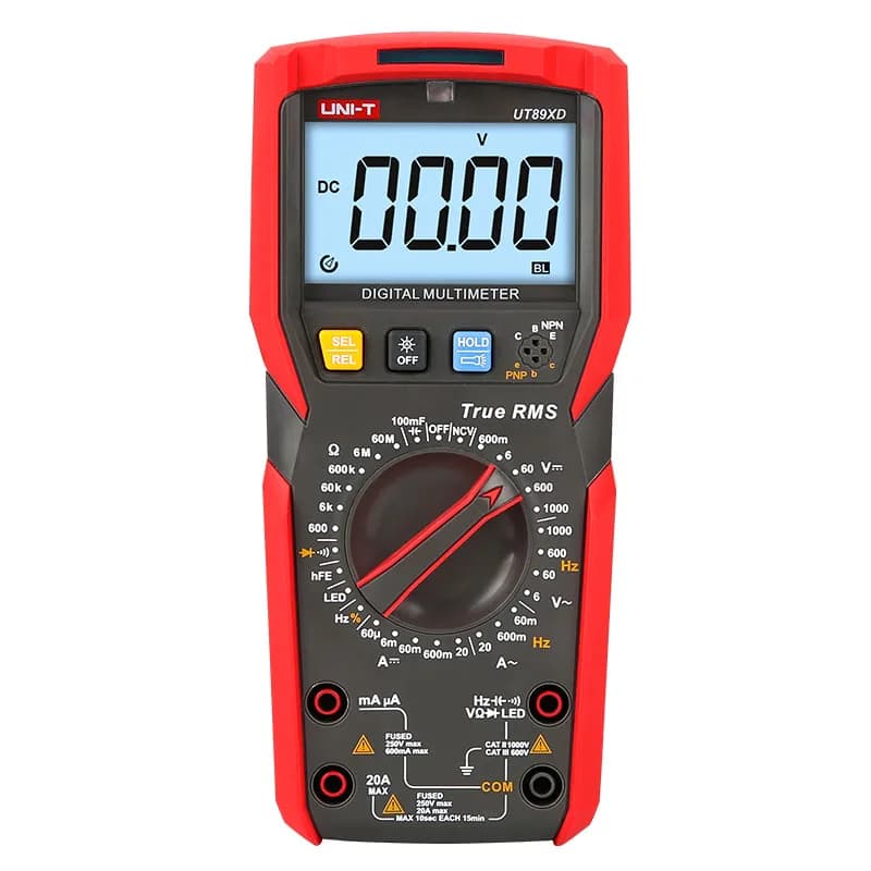 UNI-T UT89X/UT89XD Digital Multimeter | True RMS AC/DC Proving Unit | Ammeter Voltmeter - Thumbnail 4