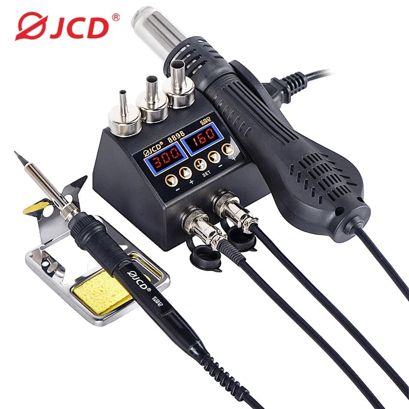 750W Soldering Station | Digital LCD Display | BGA & SMD Rework for PCB & Phone Repair - Thumbnail 2